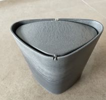 Spirella Tisch-/Badeimer, Dreieck, Schwingdeckel