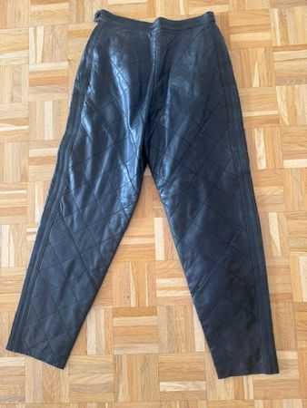 Pantalon cuir Vintage 80