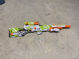 Seltene Nerf N-Strike Elite blaster im grünen colorway