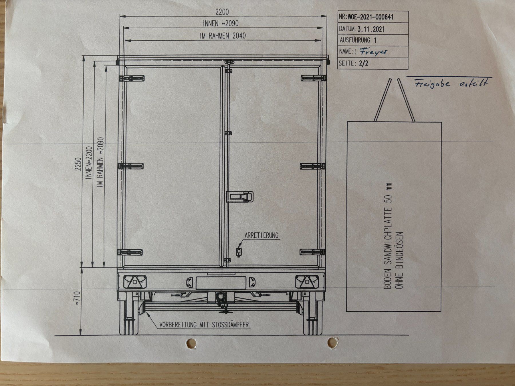 Remorques: Einmaliger Wohnwagen, 3.5t autark – D'occasion à Hagenbuch ZH par Caleb 8