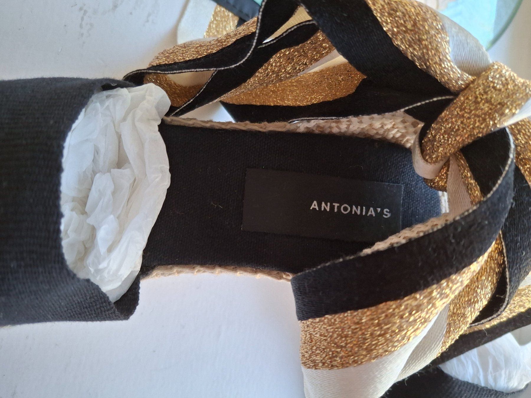 Scarpe da donna: Antonias  Keilabsatz Sandalen – Nuovo (secondo la descrizione) da Oberhofen am Thunersee venduto da katka99 1