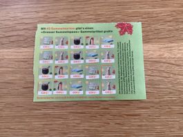 40 Sammelmarken Grosser Sammelspass.Coop