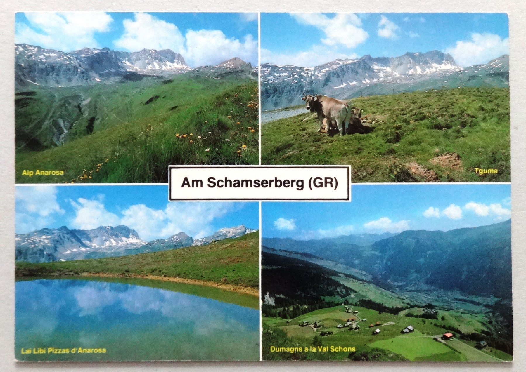 Cartes postales: Am Schamserberg (GR) – D'occasion à Fétigny par Billy2miny