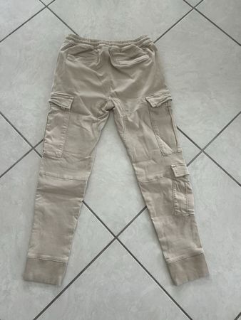 Pantalon cargo H&M beige, taille 158