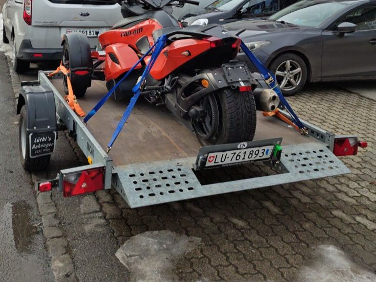Stema Rimorchi: Töff Motorrad Trailer Anhänger Stema WOM – Usato da Pfaffnau venduto da ThomaLuzern 2