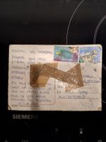 Carte postale originale des Seychelles, années 90 🐠☀️ 