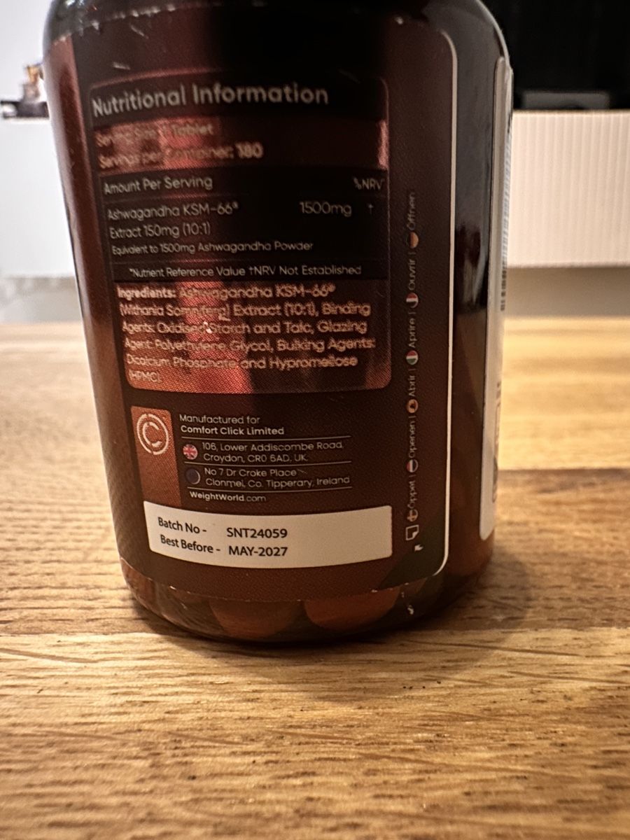 Lebensmittel & Spezialitäten: Ashwagandha hochdosiert Tabletten NEU – Neu und originalverpackt aus Kriens von Ileriadiamore 1