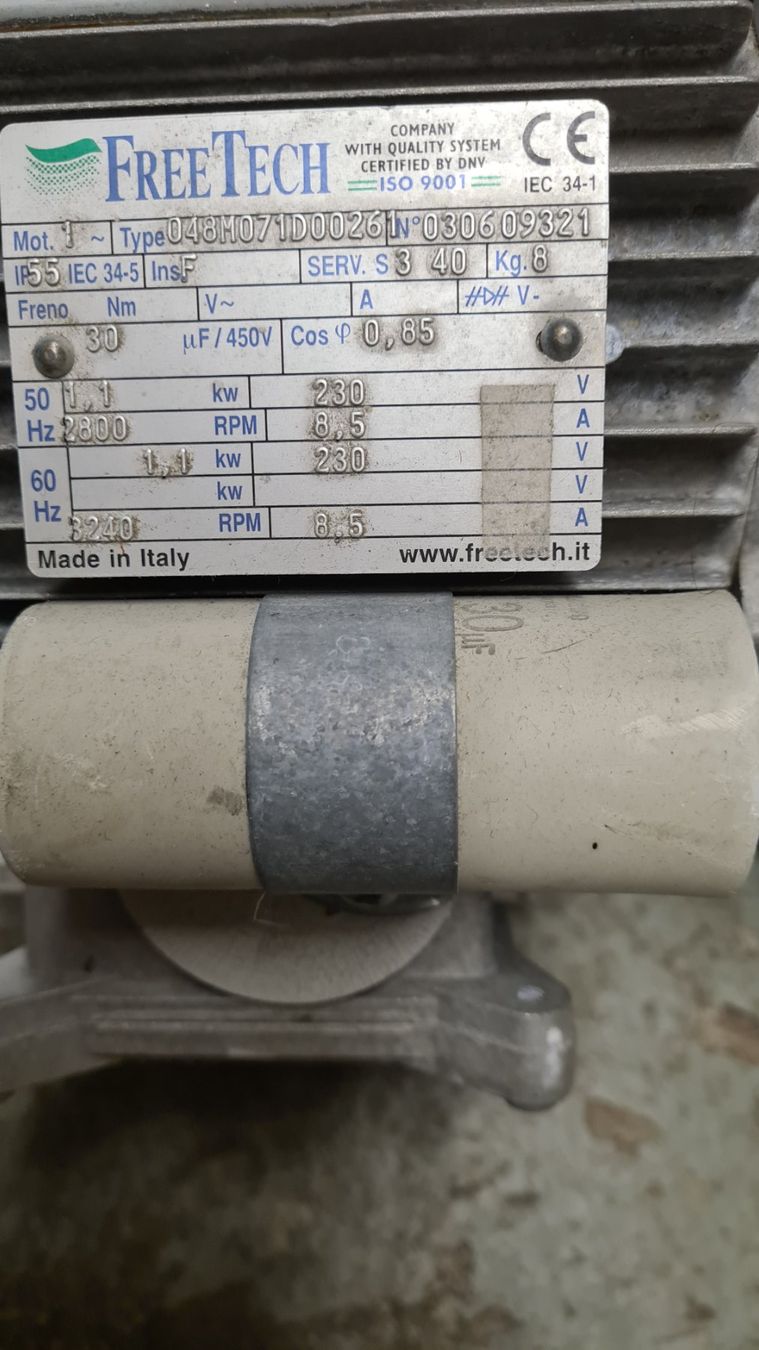 Motori: FREE TECH  Nassfräse Motor – Usato da Au SG venduto da fiat27