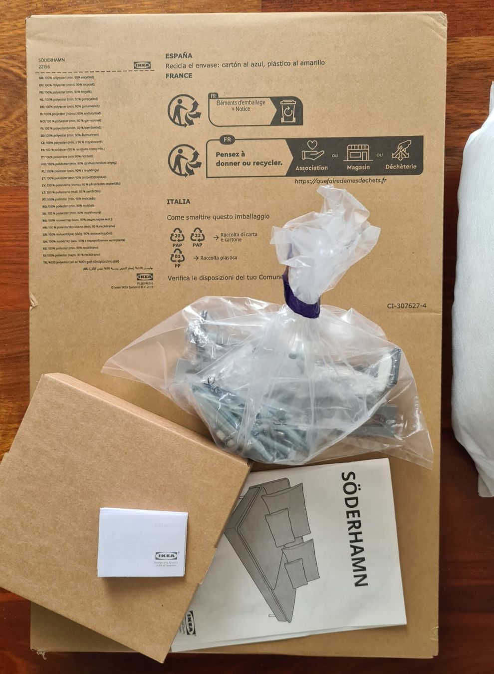 Ikea Divani: * NEUES *  IKEA SÖDERHAMN 3er-Sofa – Nuovo e nell'imballaggio originale da Luzern venduto da monyet 2