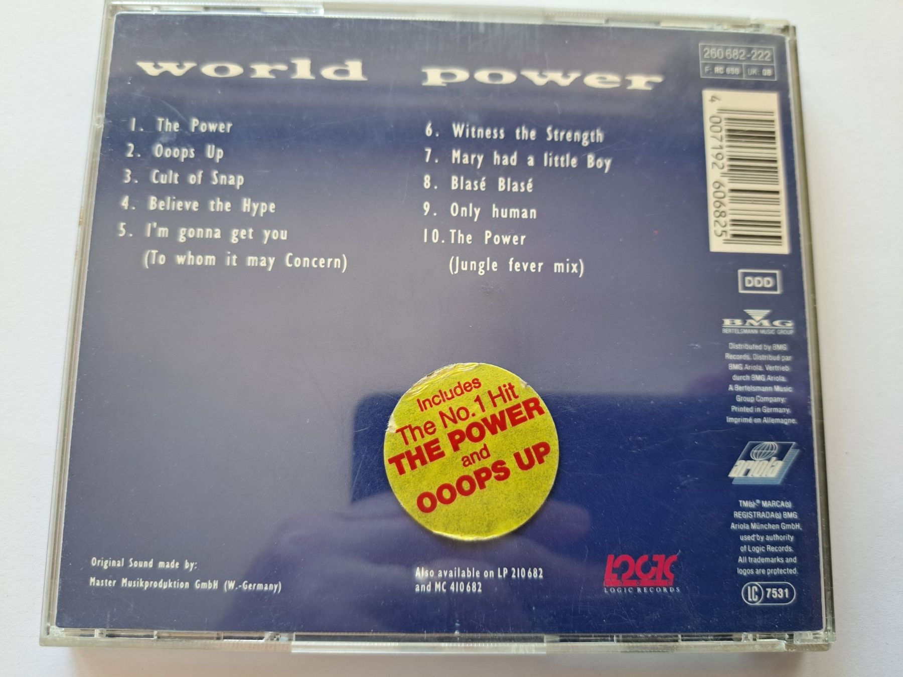 CD: Cd Snap - World Power – Usato da Pully venduto da bro_n52j 1