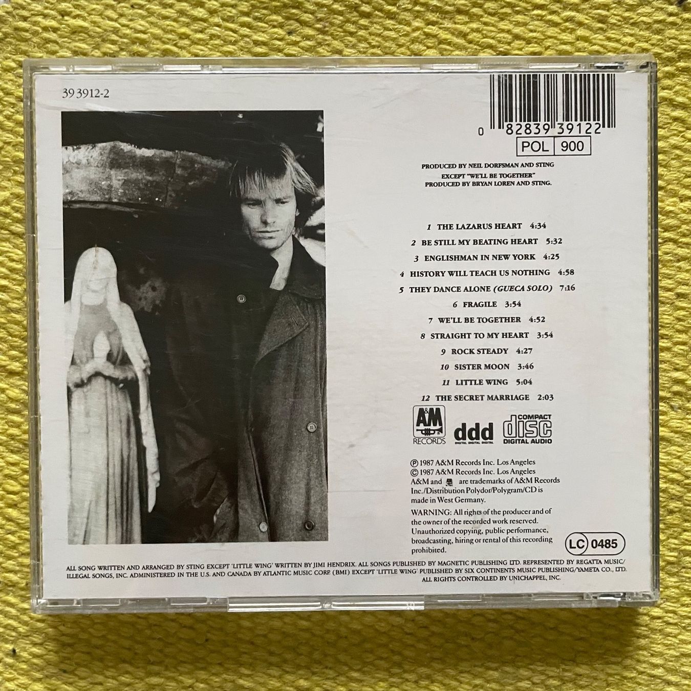 CD: STING-NOTHING LIKE THE SUN – Usato da Rorschacherberg venduto da CD-Roli 1
