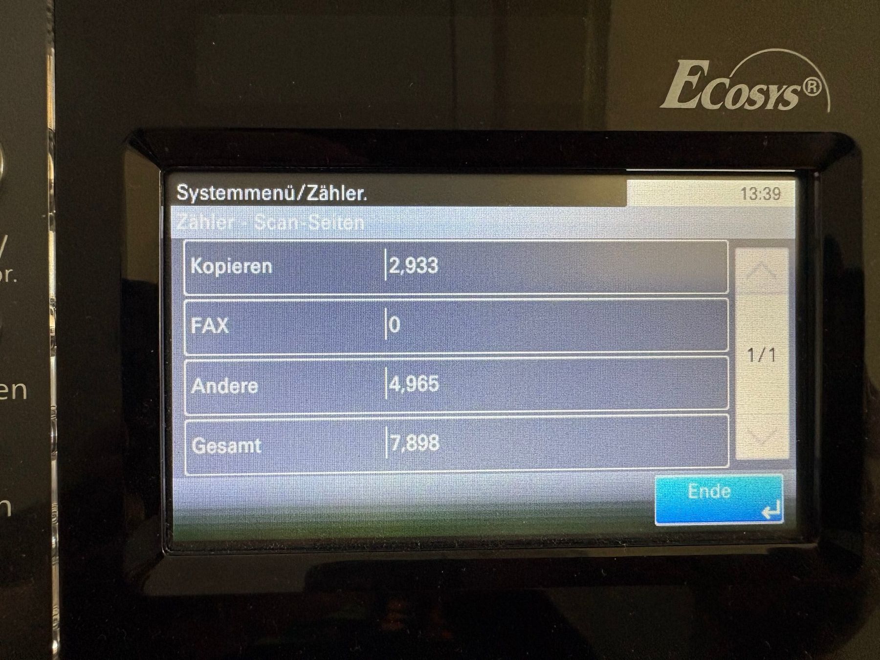 Kyocera Stampanti: Kyocera EcoSys M8124cidn Multifunktionsdrucker – Usato da Amriswil venduto da hardware_uschi 3