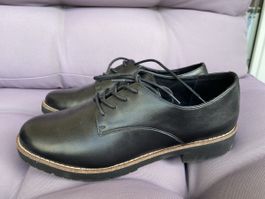 Leder Schnürschuhe Graceland schwarz Gr.41 