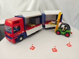 PLAYMOBIL 4323 LKW mit Anhänger & Gabelstapler
