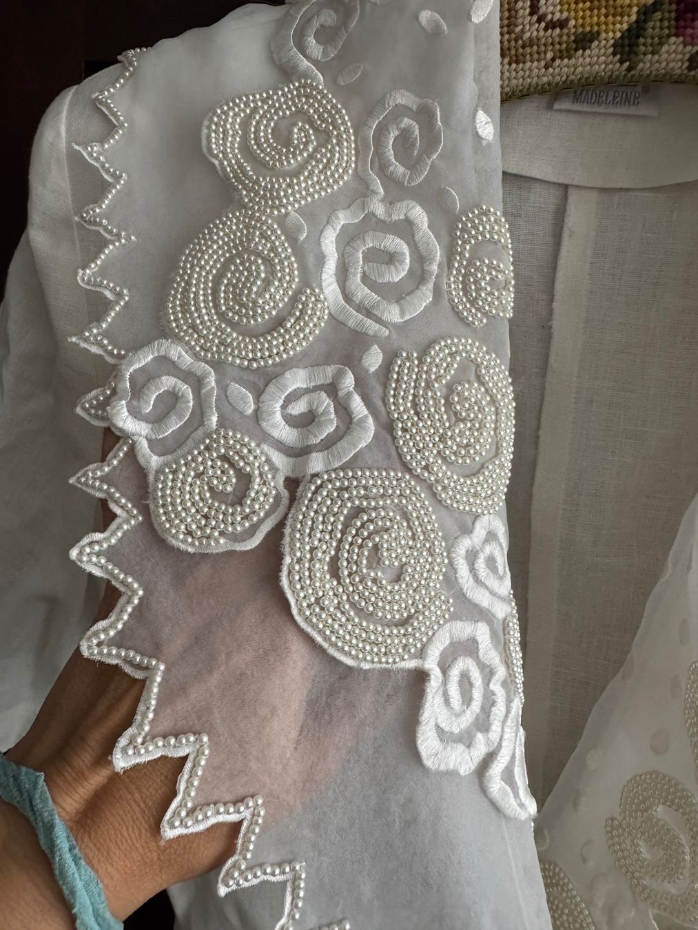 Madeleine Giacche: Vintage Leinenblazer Madeleine – Usato da Obfelden venduto da cesarina10 9