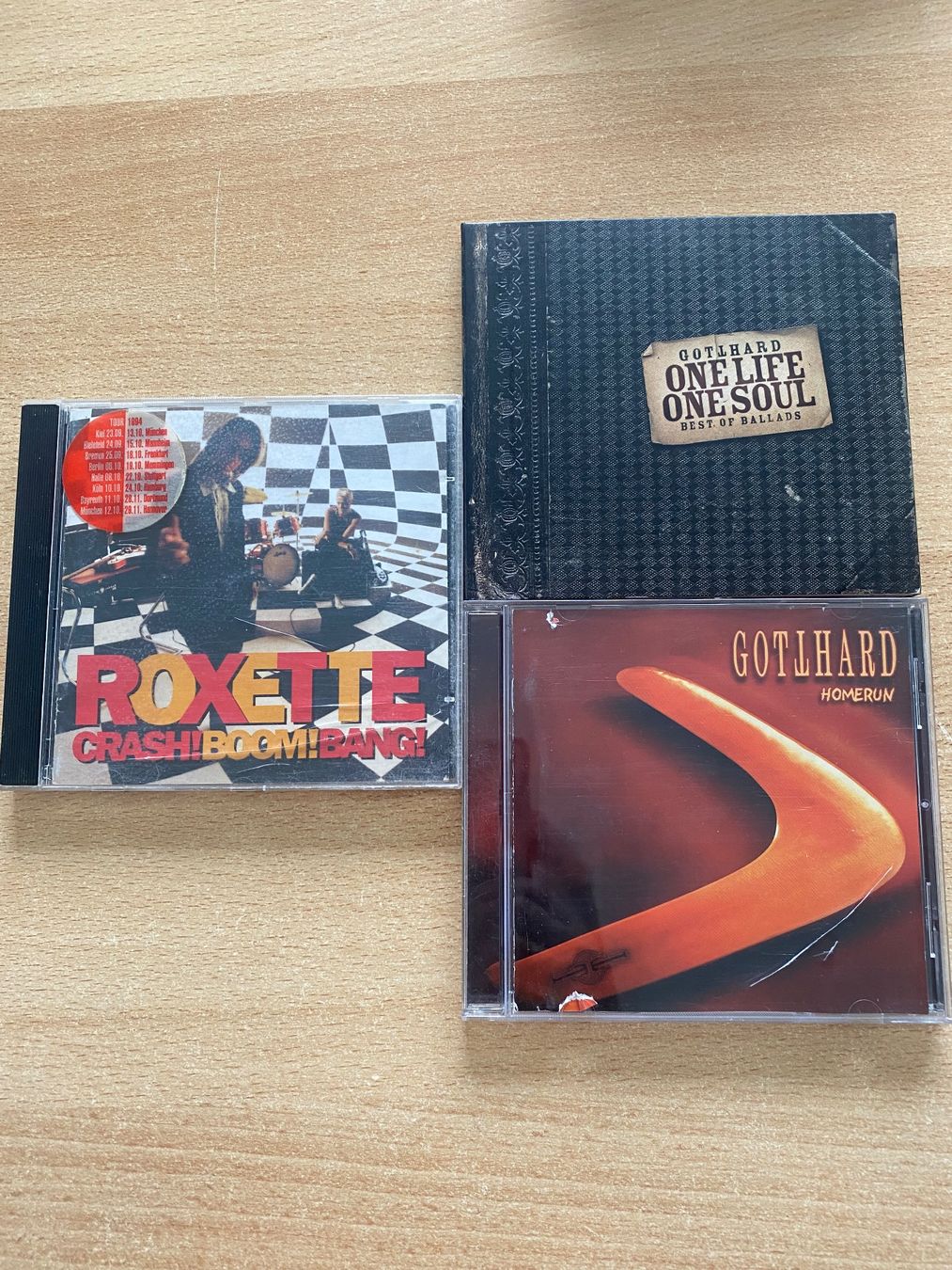 CD: 3 CD 2x Gotthard +x Roxette – Usato da Studen BE venduto da Pitsch445