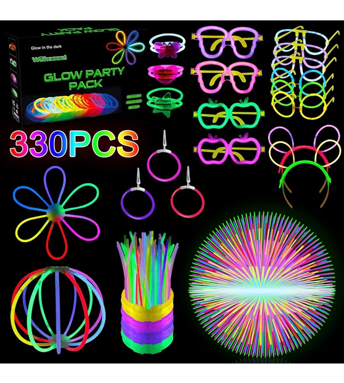 Ghirlande e barre luminose: 330 Stück Knicklichter Party Set – Nuovo e nell'imballaggio originale da Nuglar venduto da SaleRitter