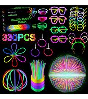 330 Stück Knicklichter Party Set