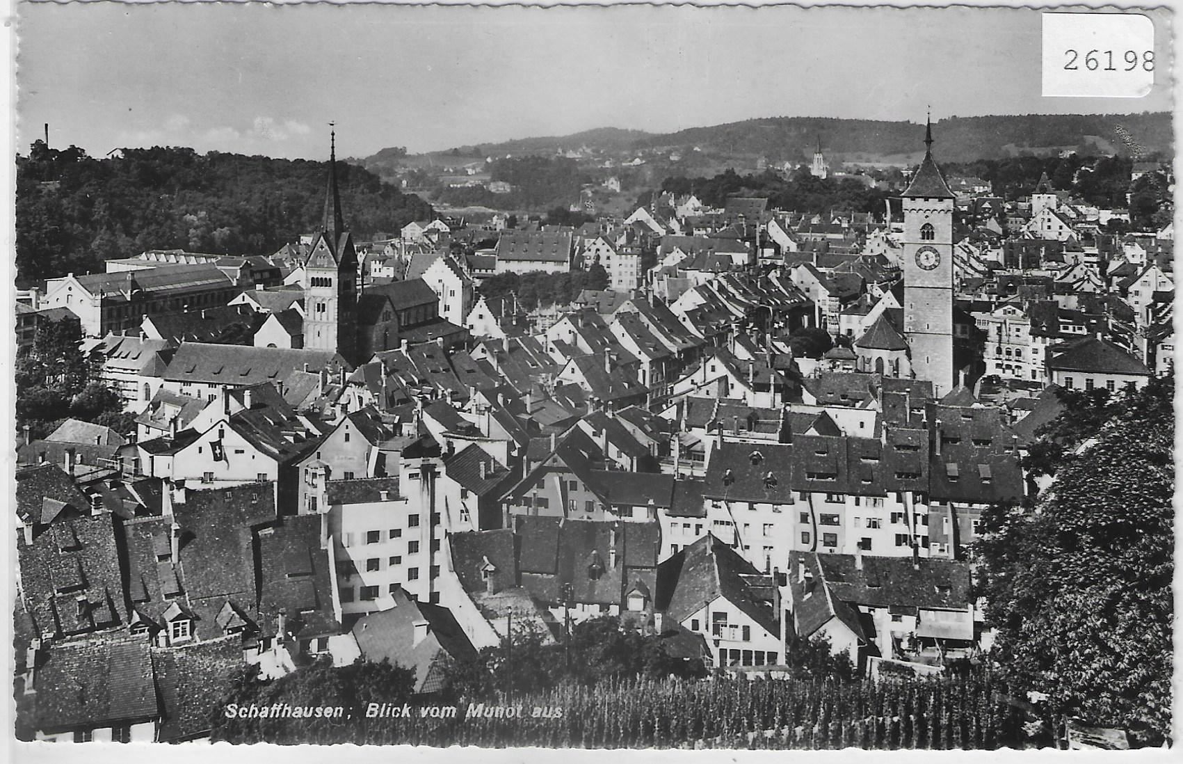 Cartoline postali: Schaffhausen - Blick vom Munot aus – Usato da Ettingen venduto da Kartenplanet