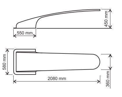 Piscine: Glasfaser Sprungbrett PRACTIC – Nuovo e nell'imballaggio originale da Kleinbösingen venduto da Augusta-Pool 1