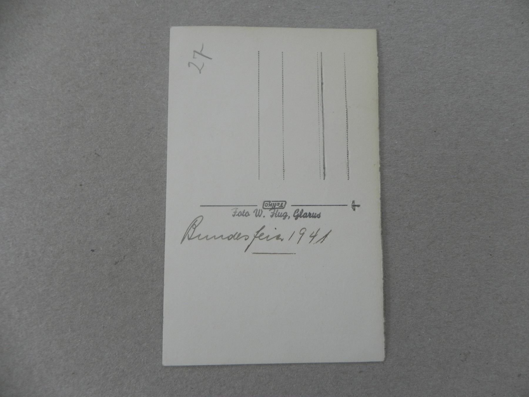 Cartes postales: Karte Glarus 1.August Bundesfeier 1941 – D'occasion à Siebnen par krimsie 1