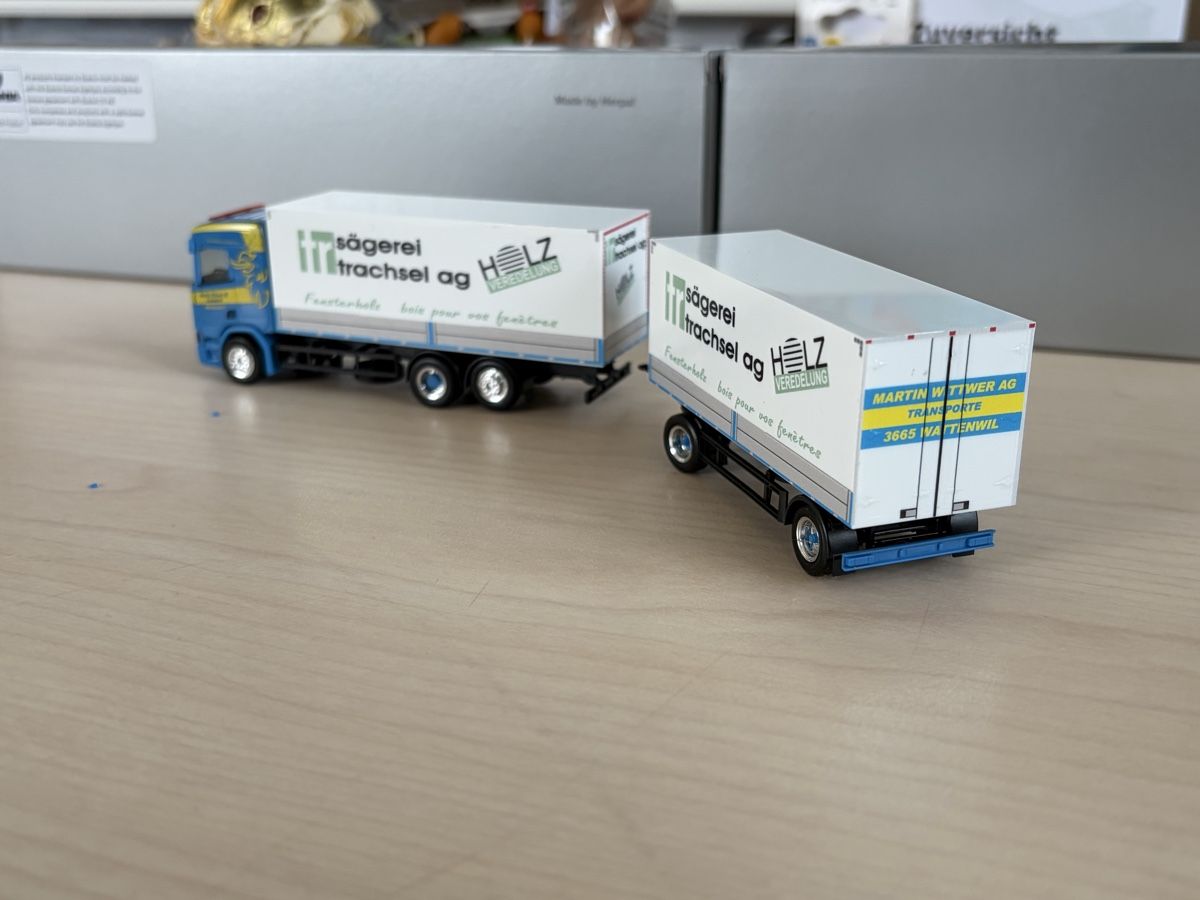 Herpa Modellini d'auto: Scania CR20 WittwerTrachsel – Nuovo e nell'imballaggio originale da Felben-Wellhausen venduto da Mobil01 1