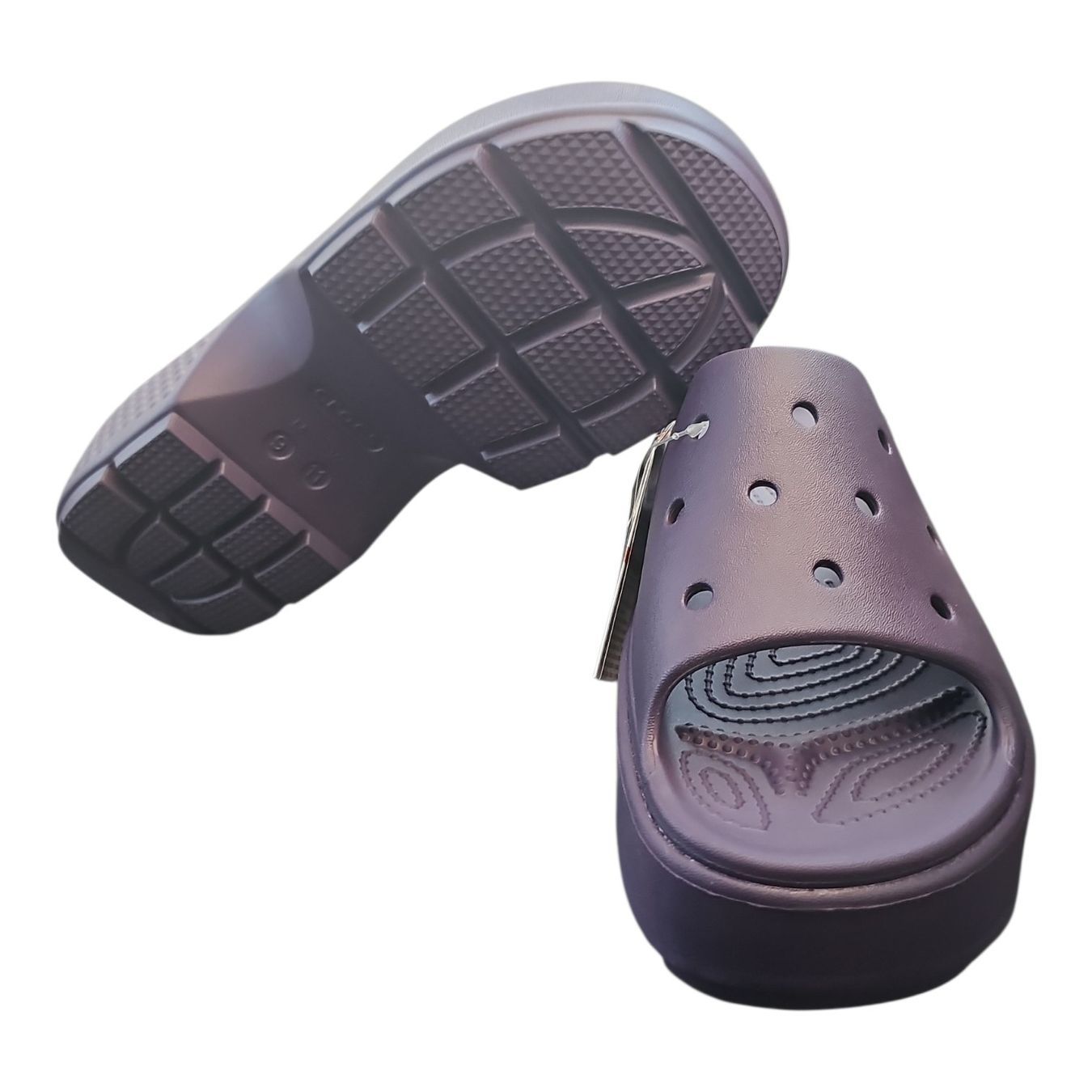 Crocs Scarpe da uomo: Crocs Original Platform Slides / Pantoletten – Nuovo (secondo la descrizione) da Langenthal venduto da SecondChanceShop 2