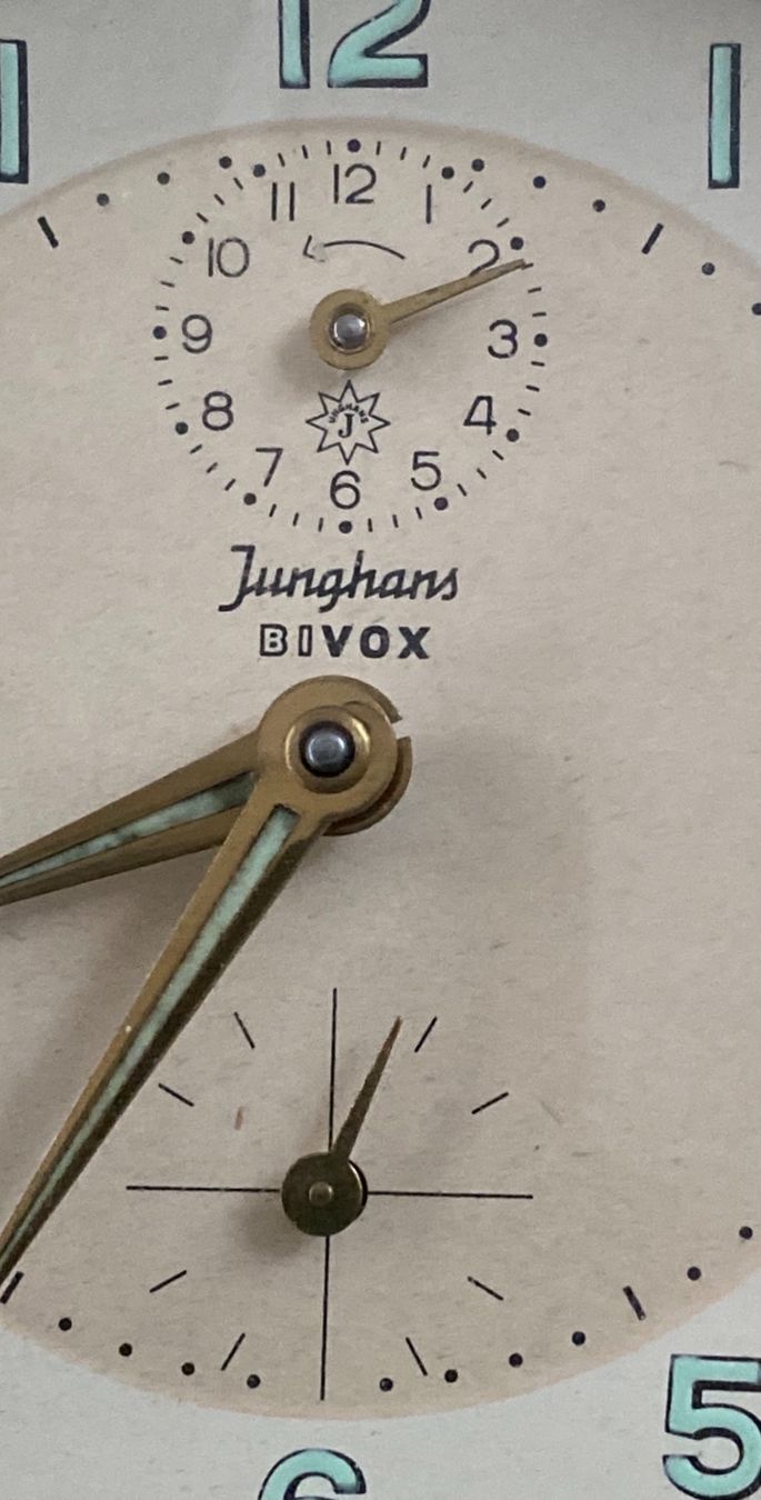 Junghans Réveils: JUNGHANS Bi Vox Uhr/Wecker – D'occasion à Jona par vanessasupermarket20 6