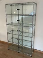 Traumhafte USM Haller Vitrine mit 10 Fächern und Beleuchtung