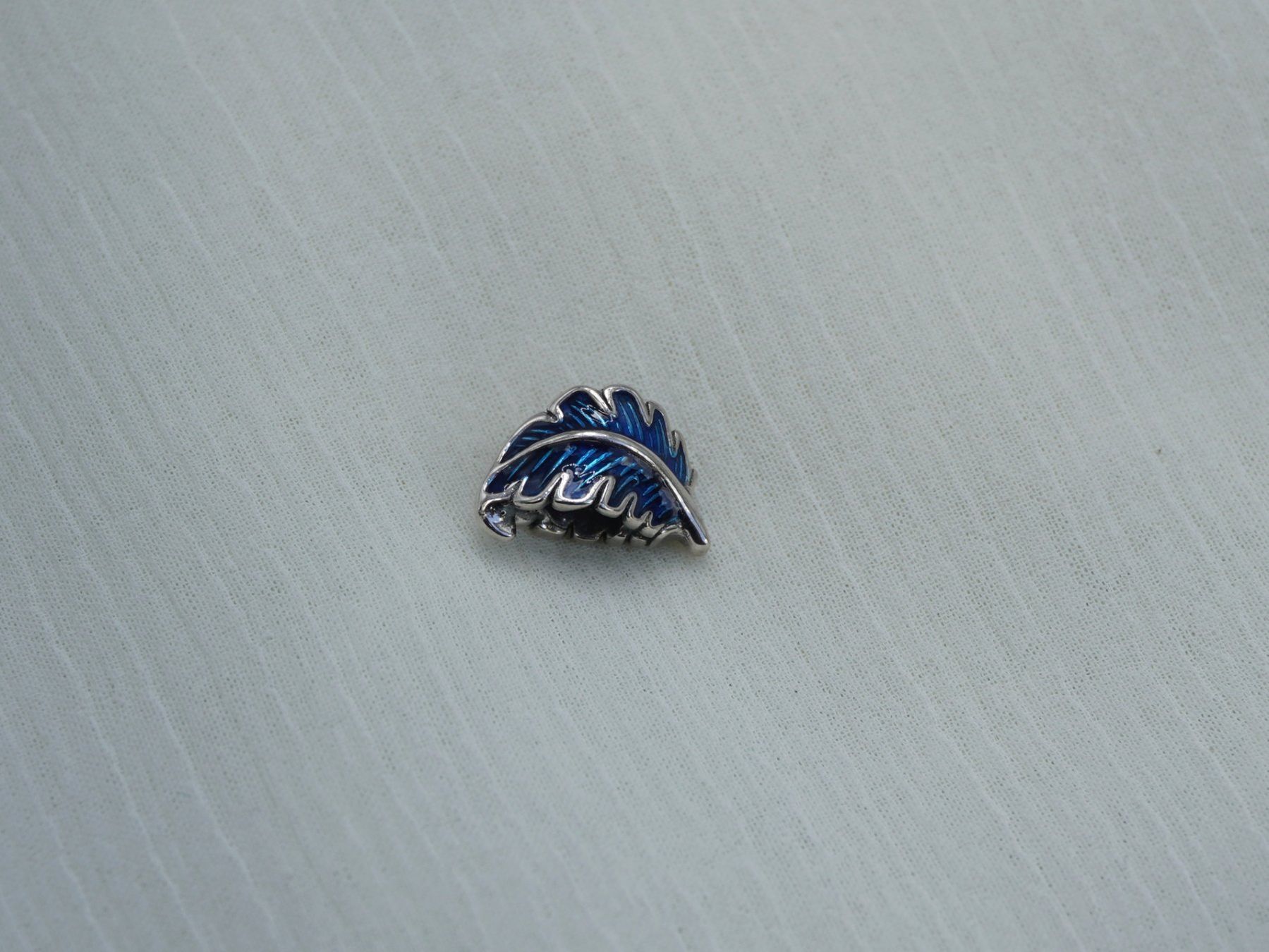 Ciondoli: Charm "blaue Feder" zu Pandora Silber 925 – Nuovo (secondo la descrizione) da Niederbüren venduto da Fidi5