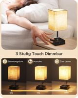 Nachttischlampe Touch Dimmbar 2er Set
