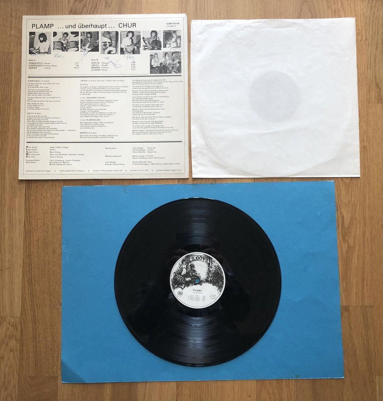 Dischi in vinile: PLAMP (Schweizer Band aus CHUR) – Usato da Mauren TG venduto da montis09 1