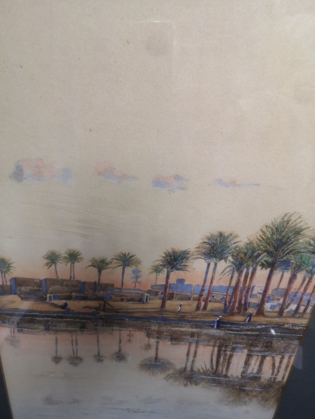 Dipinti: PAYSAGE ORIENTALISTE DATÉ 1899 – Usato da Genève venduto da Qanil77 6