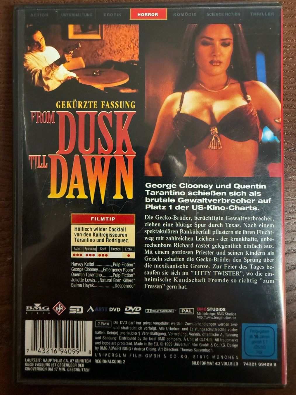 Alle DVDs: From Dusk Till Dawn – Gebraucht aus Zürich von FilmFreunde 1
