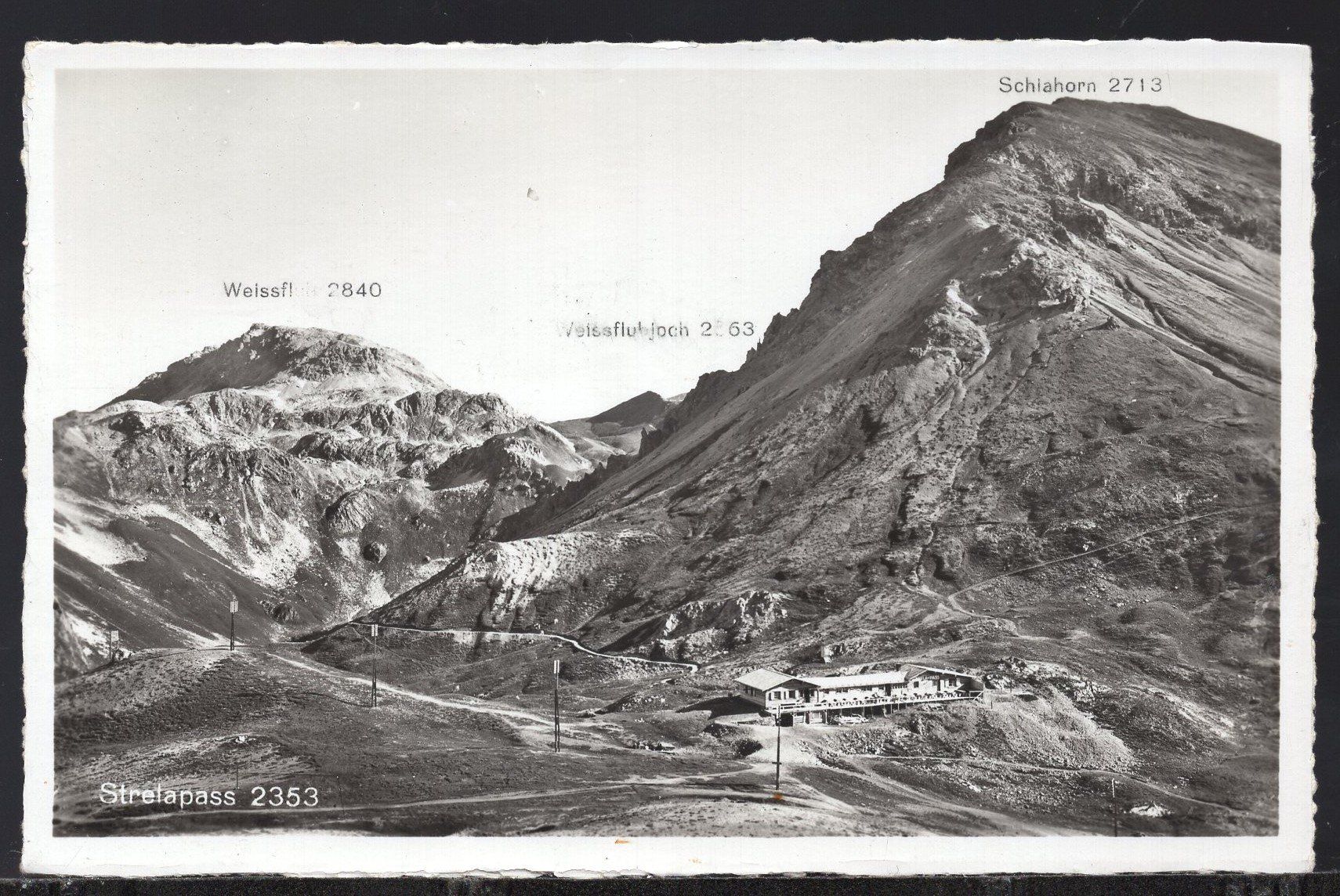 Cartes postales: Strelapass,   Berghaus – D'occasion à Aarau par kufi44