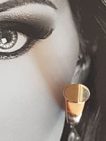 Unikat Ohrclips aus 18 Karat Gold 750