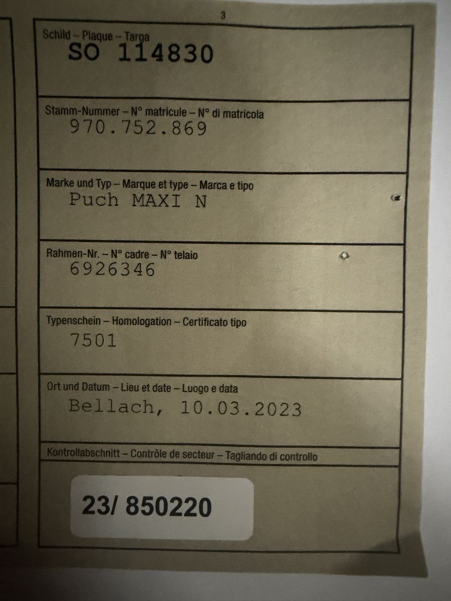 Puch Mofas: Puch Maxi N  – Gebraucht aus Zuchwil von bor_7l5z 2