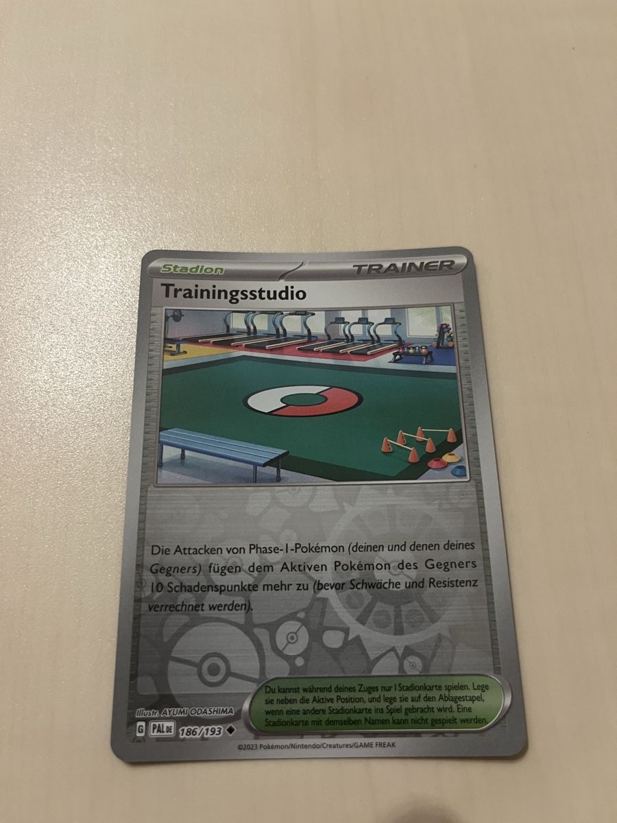 Pokémon Carte collezionabili: Trainingsstudio PAL 186 Reverse Holo DE – Nuovo (secondo la descrizione) da Aarburg venduto da Barnetta07