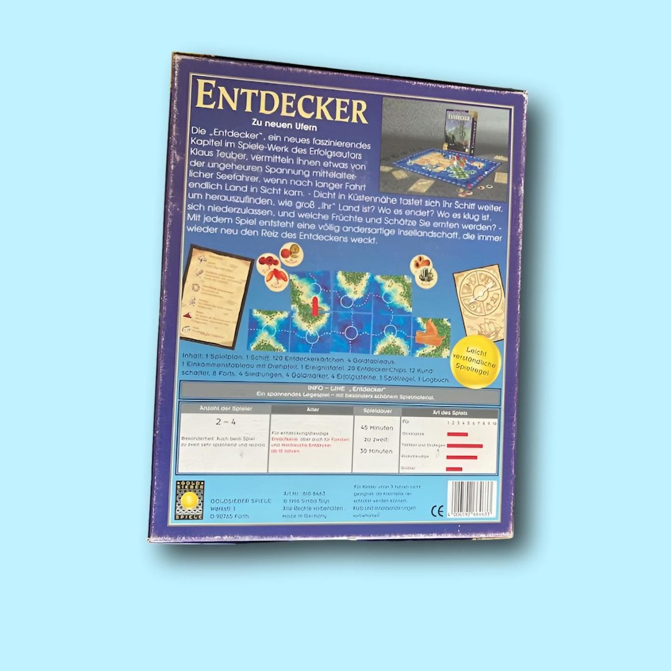 Spiele: Brettspiel Entdecker – Gebraucht aus Hettlingen von Queen-Of-Old-Things 2
