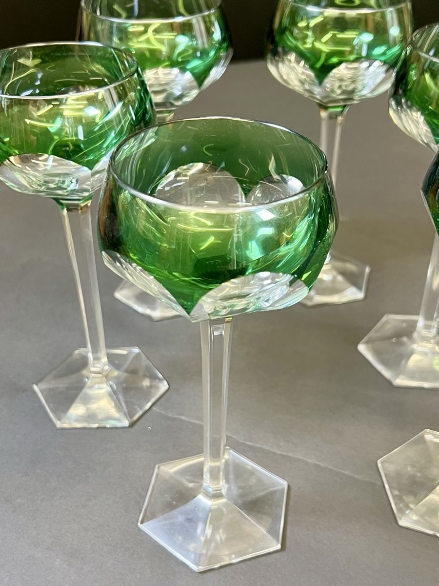Gläser: Weinkelche Überfangglas Bleikristall – Gebraucht aus Zürich von sch_6lrw