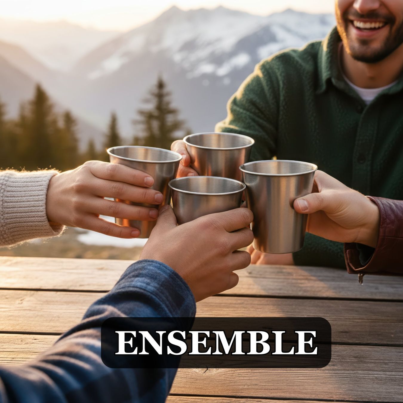 Bicchieri: 4 gobelets inox empilables – Nuovo e nell'imballaggio originale da Le Bry venduto da Loup007 6