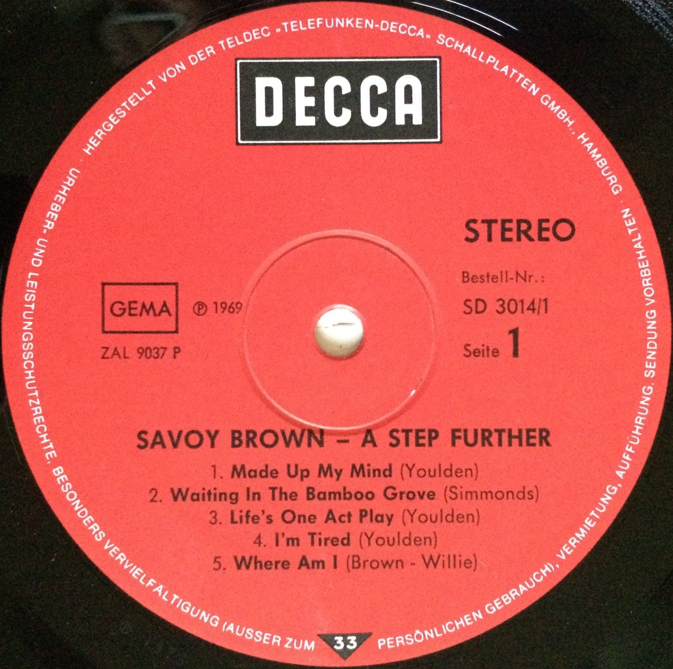 Dischi in vinile: SAVOY BROWN - A STEP FURTHER / BLUE MATTER – Usato da Bottens venduto da hotter-than-hell 2
