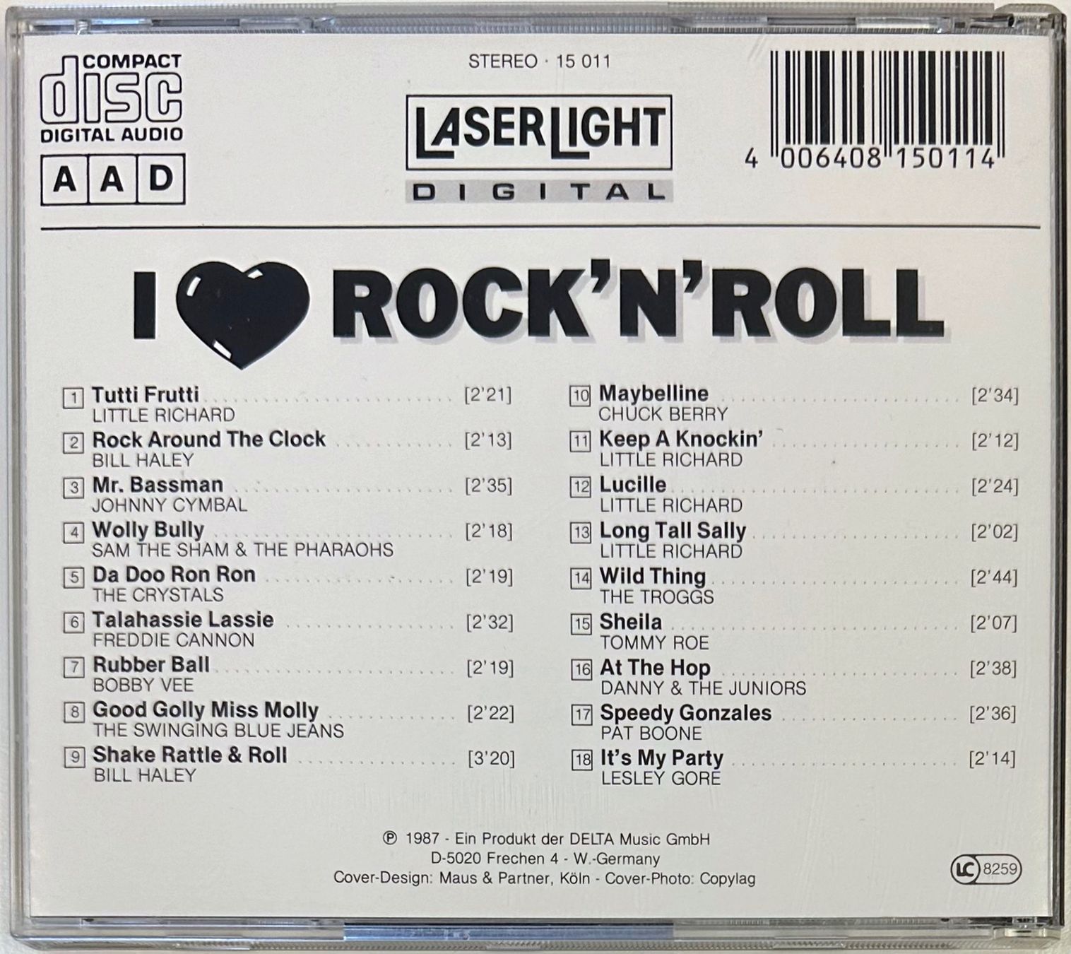 CD: I Love Rock'n'Roll – Usato da Martigny venduto da jereq 1