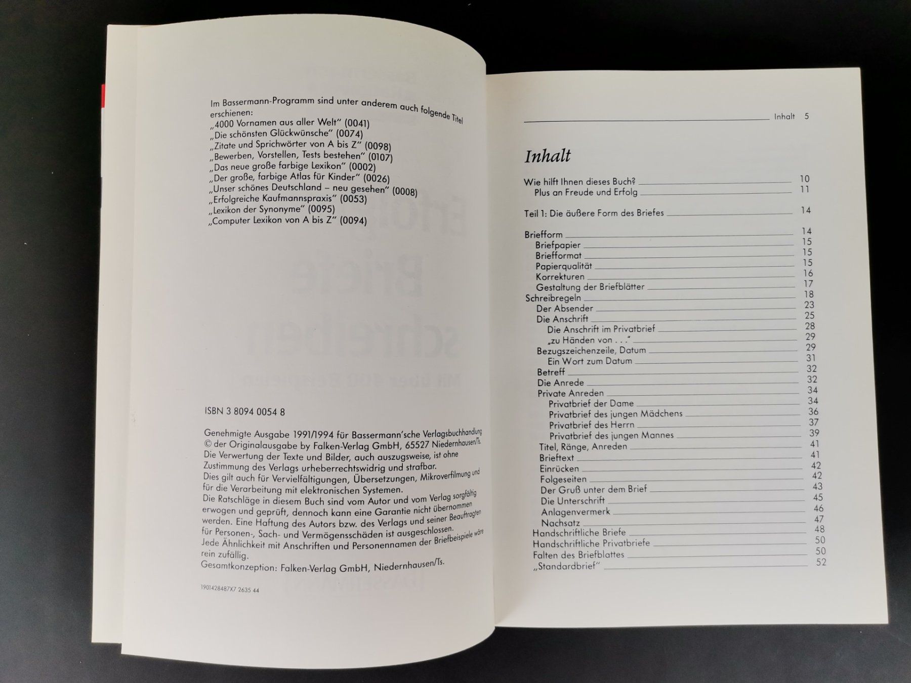Libri: BUCH Erfolgreich Briefe schreiben – Usato da Schaffhausen venduto da Restwert_SH 5