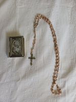 Rosenkranz Gebetskette chapelet mit Döschen/Etui