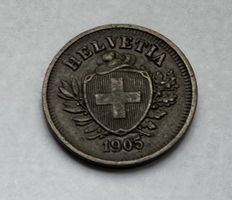 1905 1 Rappen -unz