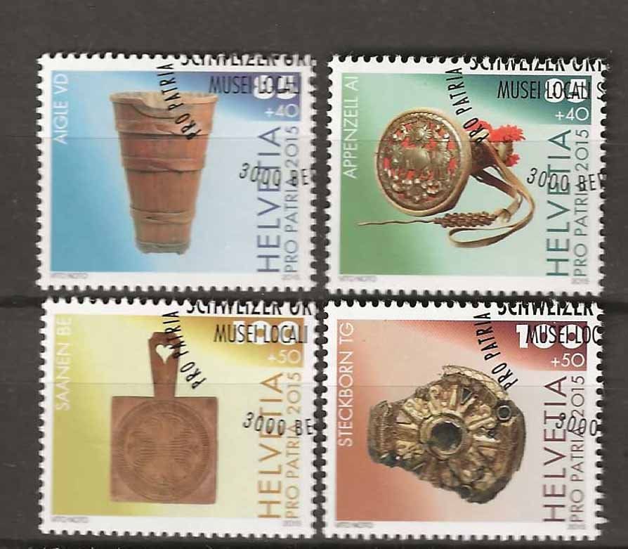 Tutti i francobolli: PP2015 - Pro Patria 2015 1er jour – Usato da Trélex venduto da Phil_Albert