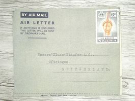 TR82 Enveloppe + Timbre Nigeria 19xx