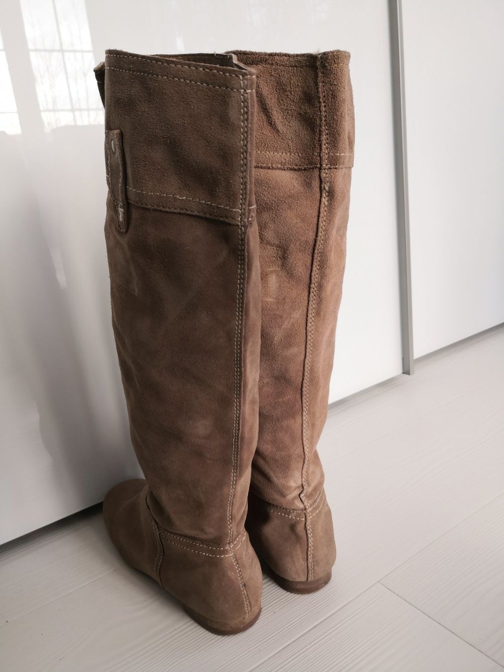 Mango Scarpe da donna: 🤩MANGO WILDLEDER-STIEFEL, BEIGE – Usato da Olten venduto da Naja-Twins-Twins 7