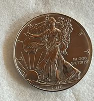 Silbermünze American Eagle 2010 1 Unze Feinsilber neuwertig